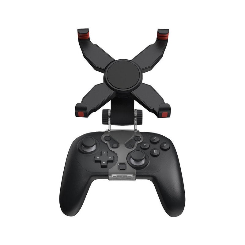 Adjustable Swivel Mount for Switch 2 Pro Controller – 360° Rotatable Phone Holder with Anti-Slip Grip, Multi-Angle Gaming Bracket Stand for Wireless Controller (Black) - Image 1
